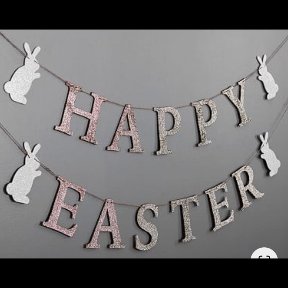POTTERY BARN KIDS BUNNY 🐰 “HAPPY EASTER 🐣 GARLAND - SOLD OUT